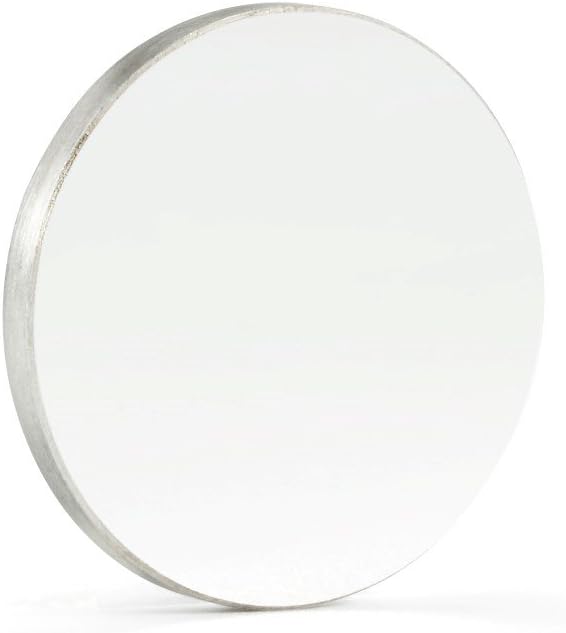 TEN-HIGH Mo Reflective Lens CO2 Laser Lens Laser Mirror Molybdenum Mirrors, for CO2 Laser Engraving Cutting Machine, Dia 25mm 3PCS