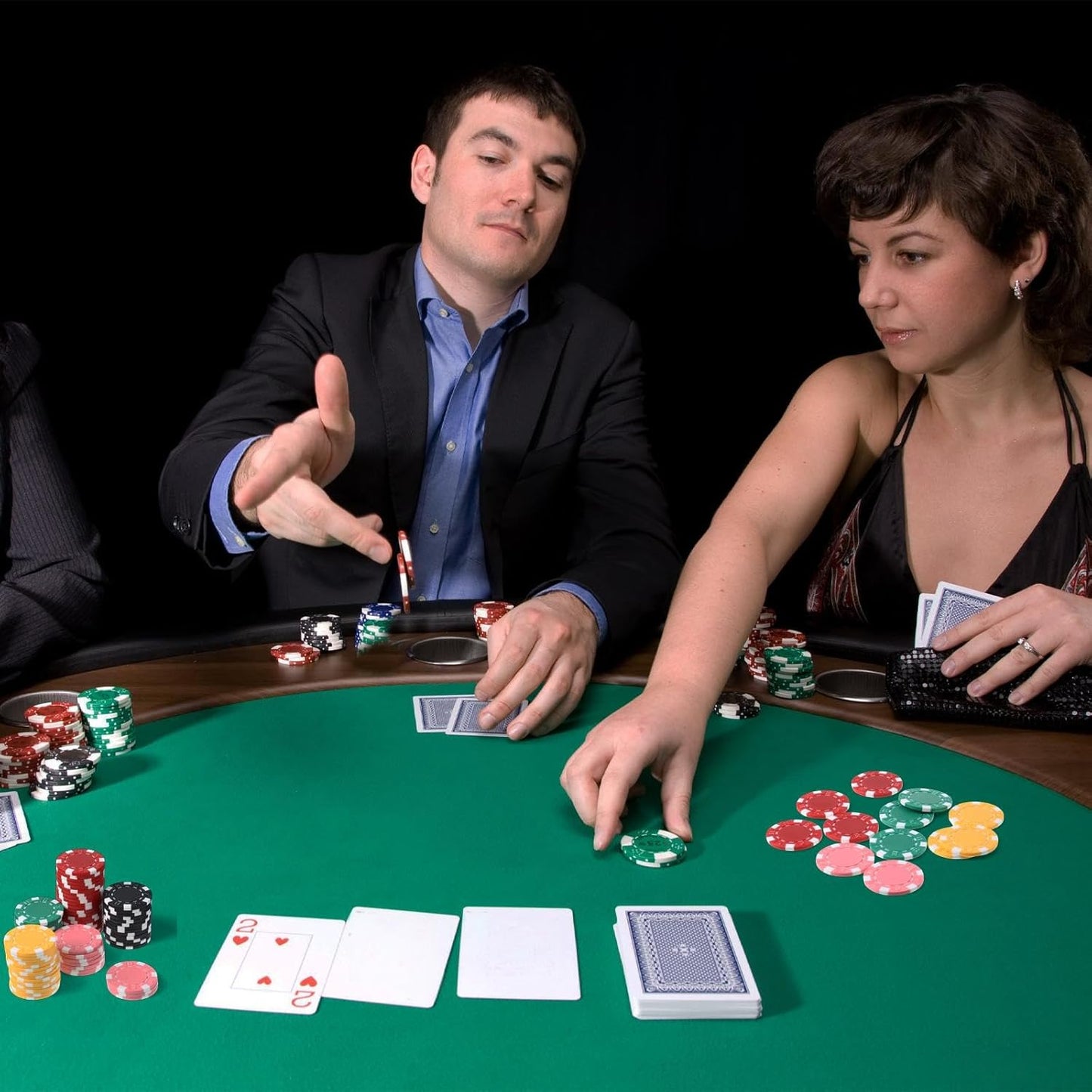 100 Pcs 11.5 Gram Poker Chips ABS Monte Carlo, 40 mm Bingo Chips Tokens Markers Blank Counting Bulk for Blackjack, and Card Night Poker Games