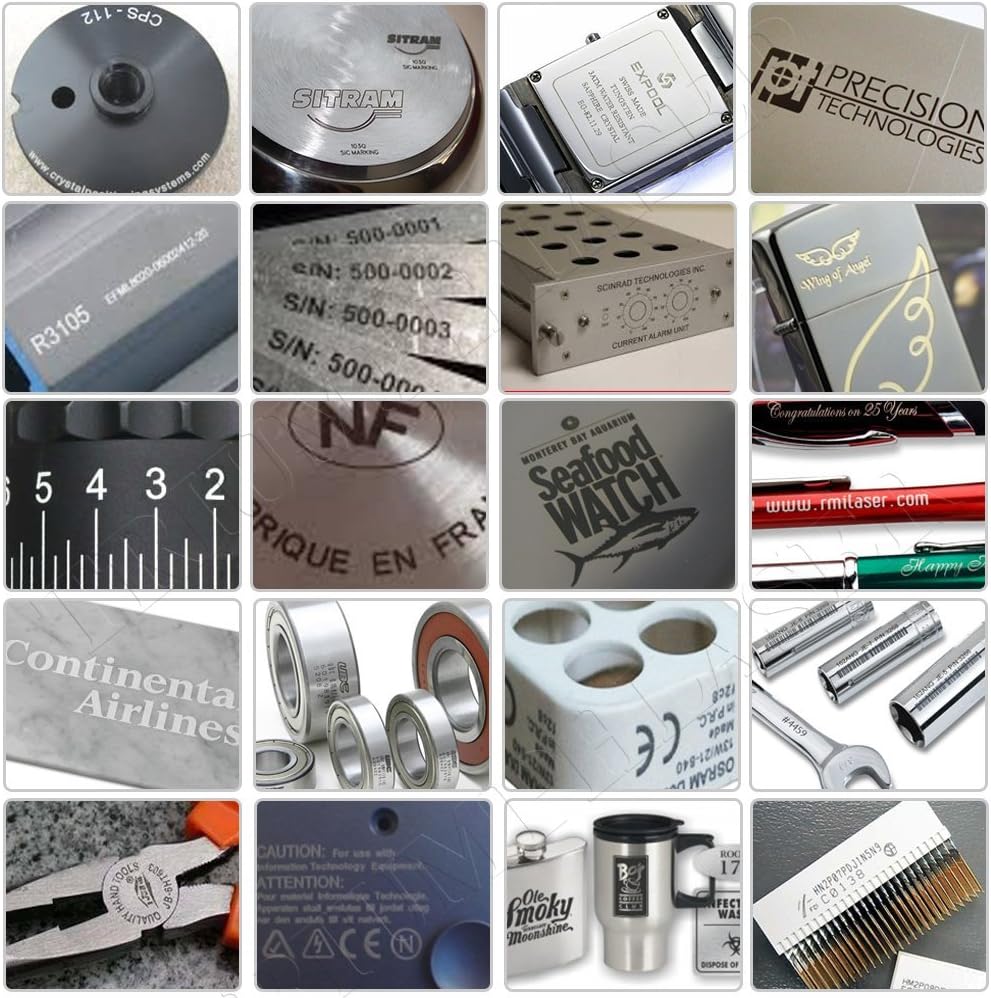 Triumph 30w Fiber Laser Marking deep Engraving Machine Metal polymers Parts Marker Engraver Rotary jewllery Silver Cutting Firearms 110x110 and 200x200mm Lens