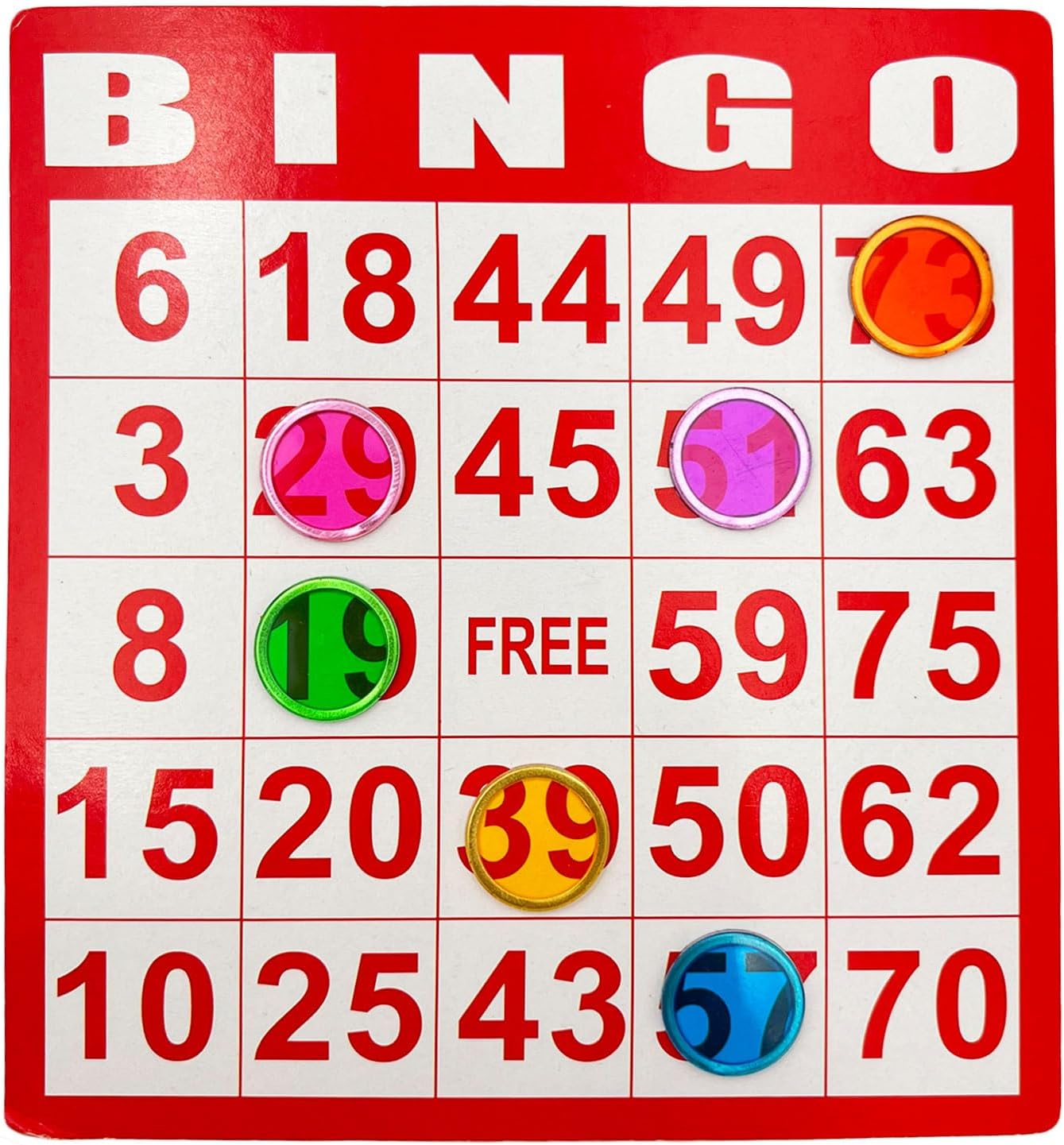 Magnetic Bingo Wand with Chips,6-Pack& 600 Metal Chips, 6 Color Metal Chips-for Large Group Games,Family Game Night, Sensory Bins,Counting and Sorting,Science& Educational Activities