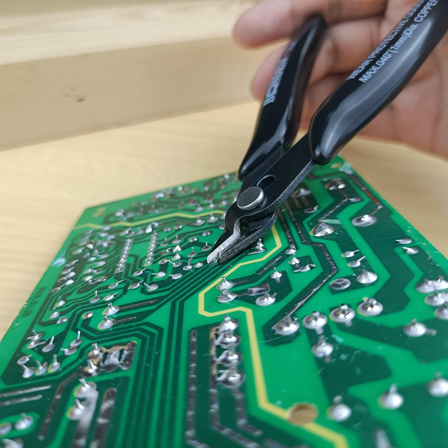 170 Wire Cutters, 10 Pack, Flush Cut Pliers 5 Inch, BOOSDEN Micro Wire Cutters Diagonal Cutting Pliers, Flush Cutter for Jewelry Making, Wire Snips Nippers for Artificial Flowers, Crafts, Zip Ties