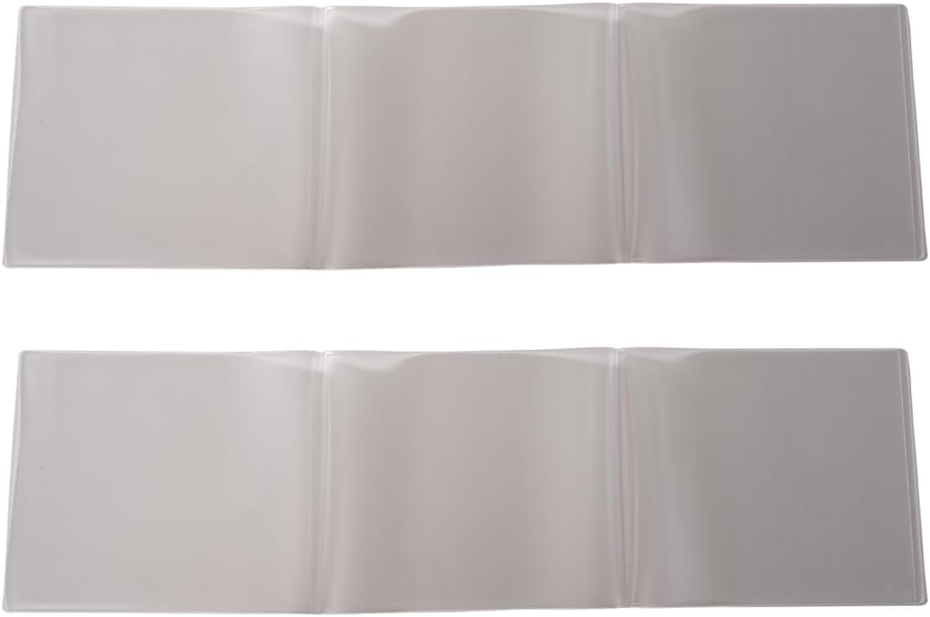 aoG Mahjong Card Holder for Mah Jongg Hands and Rules, Non Glare, PVC Plastic, Soft, Durable, 2025 (Standard 2 pcs)