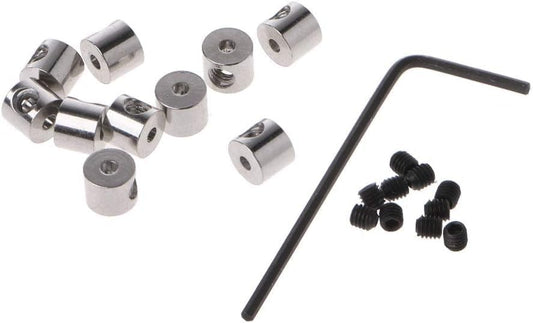 10 Pcs Pin Pin Safe Locks Pin Backs Clasp Locking Pin Keeper Backs Brooch Pin Locking Pin Backs with Wrench Tool Pin Backs