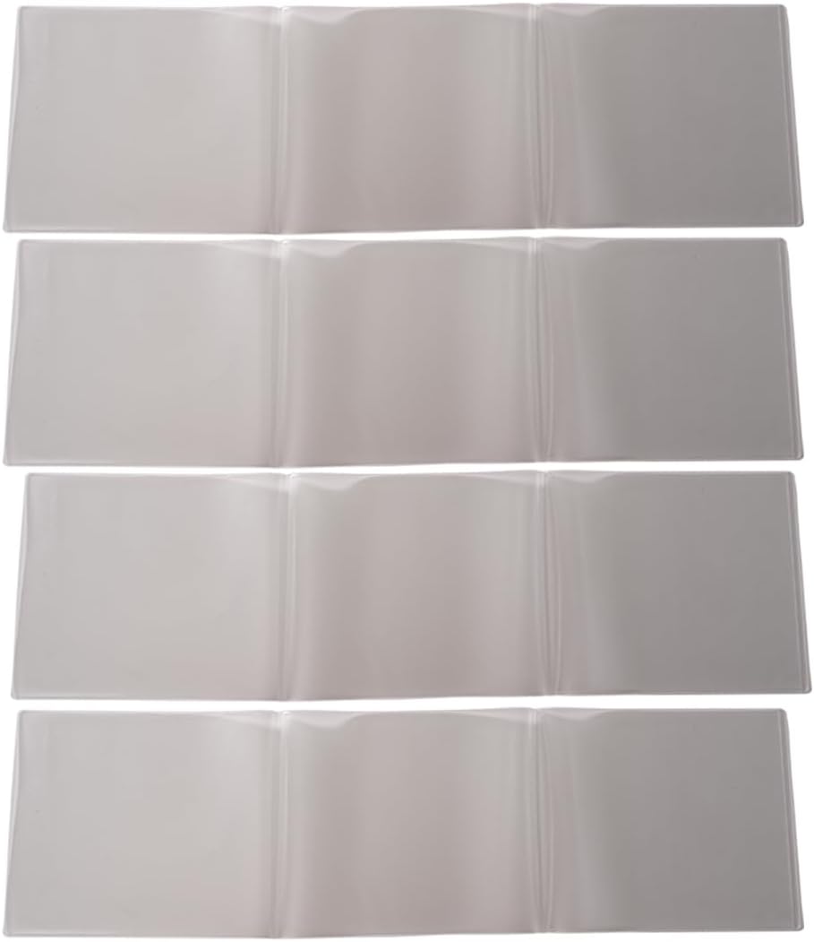 aoG Mahjong Card Holder for Mah Jongg Hands and Rules, Non Glare, PVC Plastic, Soft, Durable, 2025 (Standard 4 pcs)