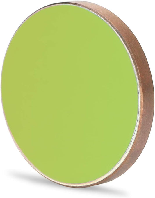 TEN-HIGH Cu Reflective Lens CO2 Laser Lens Laser Mirror Gold-Plated Copper Mirrors, for CO2 Laser Engraving Cutting Machine, Dia 30mm 3PCS