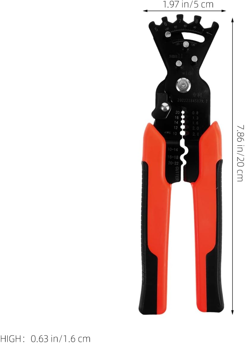 Veemoon Professional Electrician Tool Multi-function Manual Metal Bender Wire Stripper Universal Pliers for Home Improvement Construction Electrical Wiring