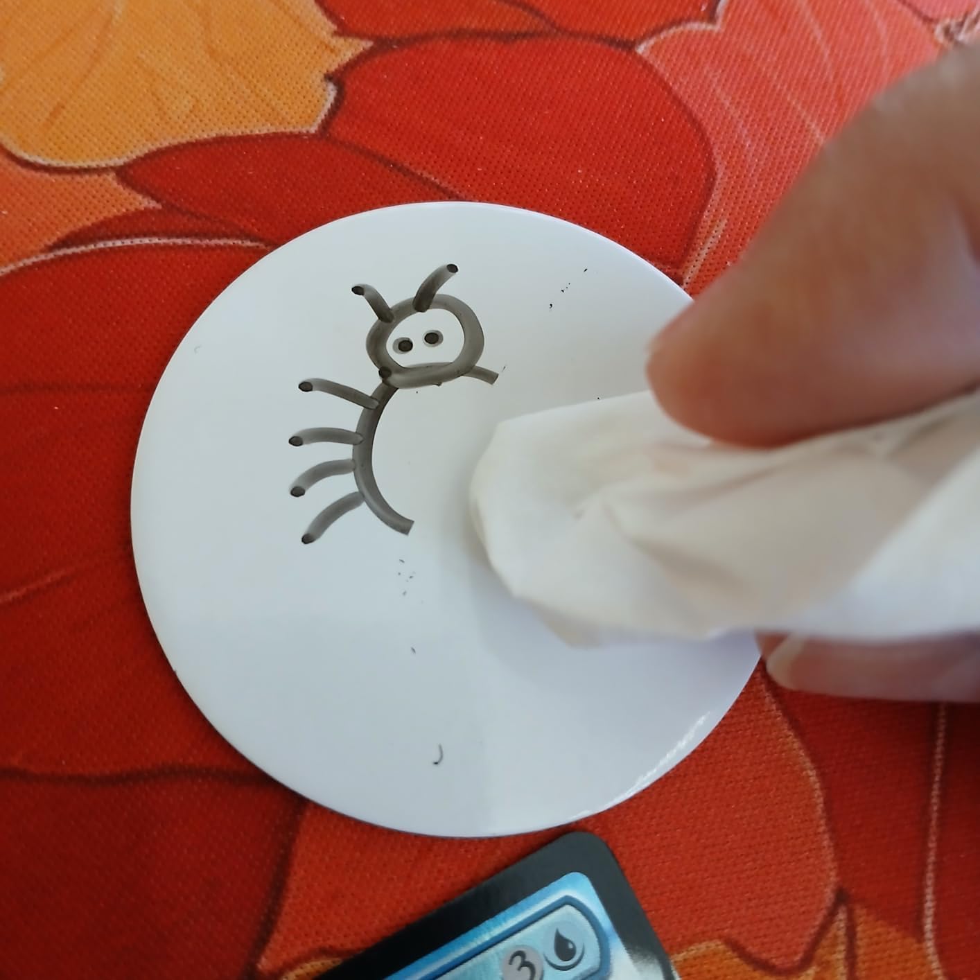 Futhark 100 Dry Erase Tokens for DND – Writable RPG Tokens in 2 Sizes for Combat Tracking, Initiative, Conditions, and Effects – Reusable Circle Markers for Tabletop Games