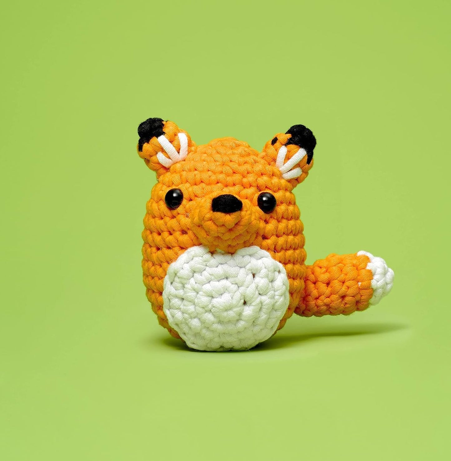 The Woobles Crochet Kit for Beginners - Easy Arts and Crafts Knitting & Crochet Animals Kit As Seen On Shark Tank - Felix The Fox