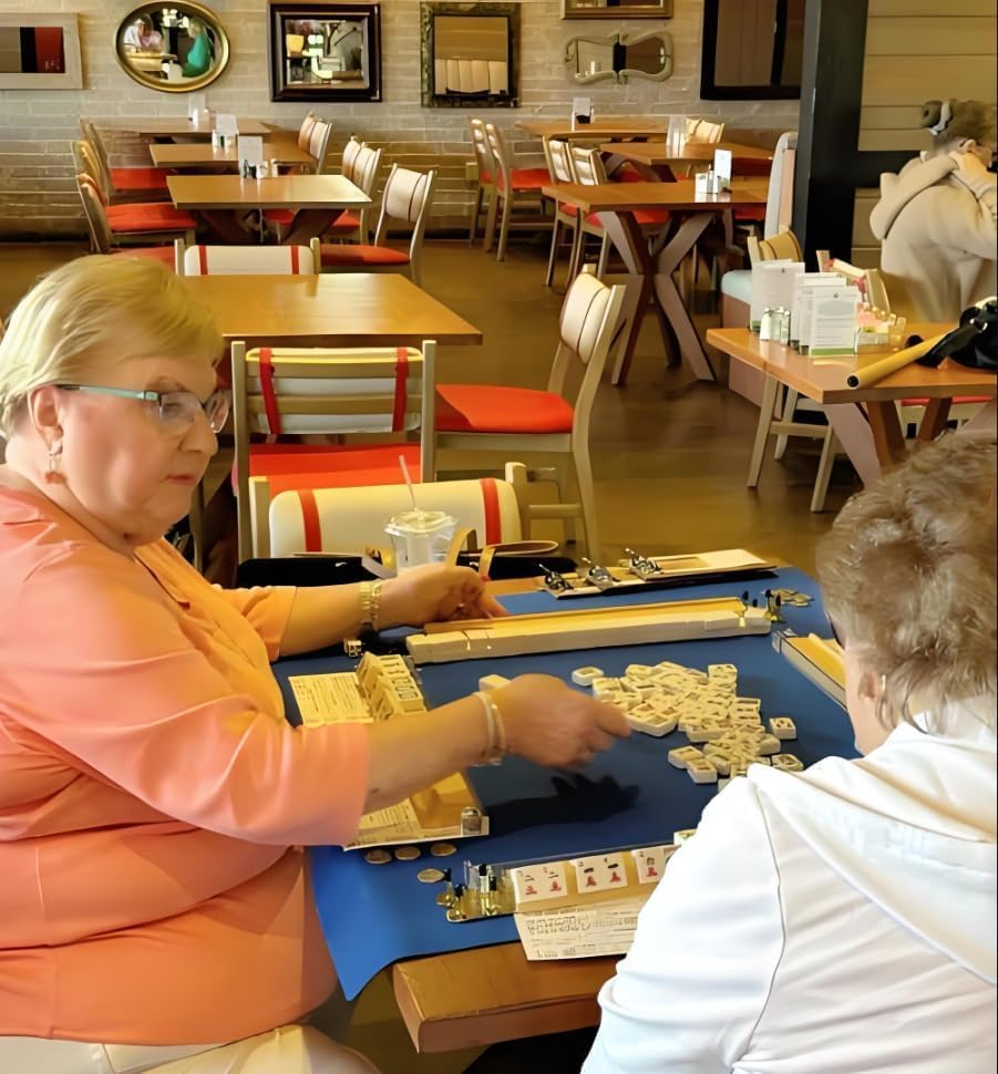 2025 mah jong cards Official - Revision - Large Size - 4 Pcs