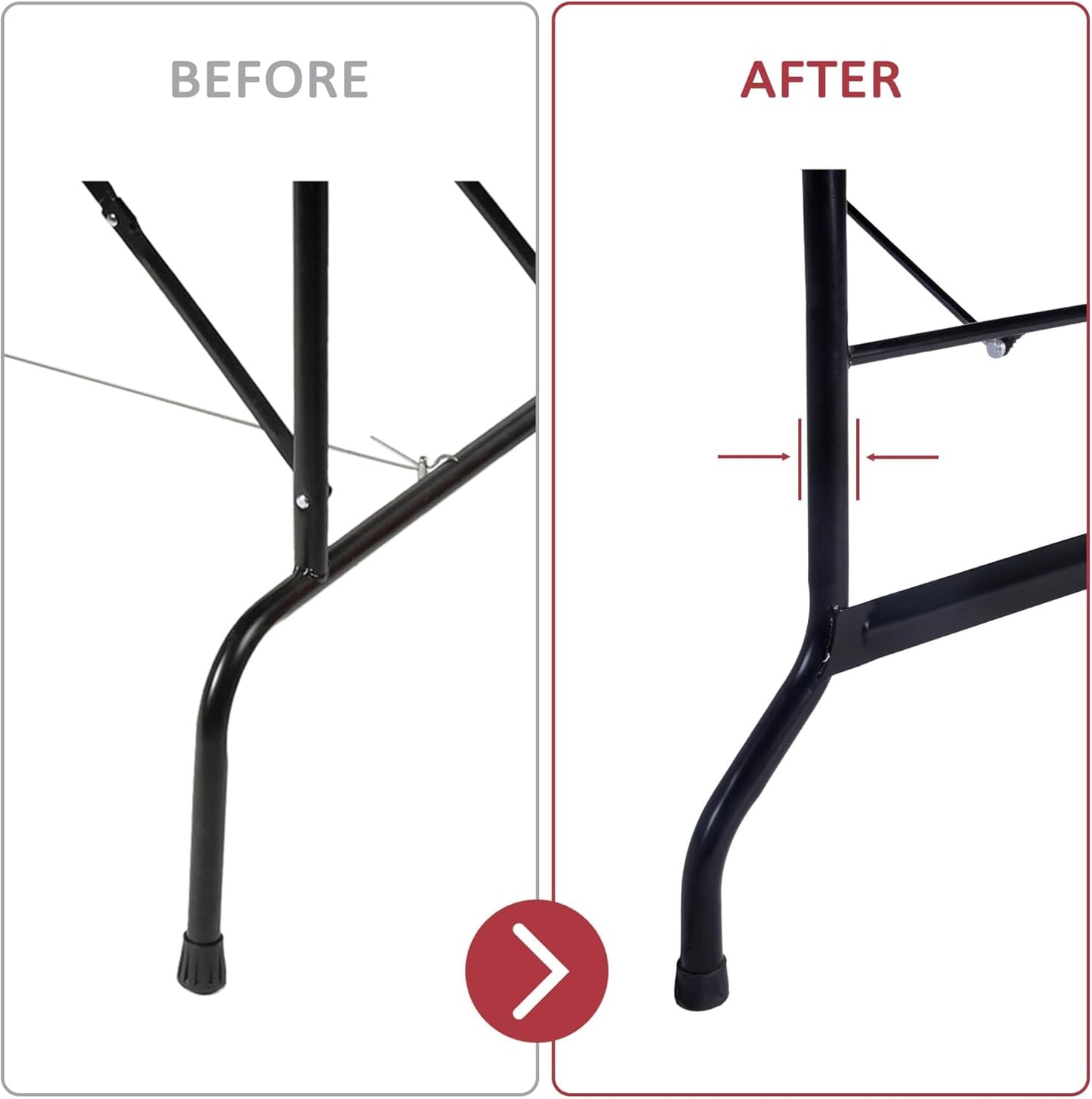 Upgrade 84" Folding Poker Table, 10 Players Oval Card Table with Stainless Steel Cup Holders & Padded Rails, Casino Leisure Felt Surface Texas Hold 'em Poker Table, Red