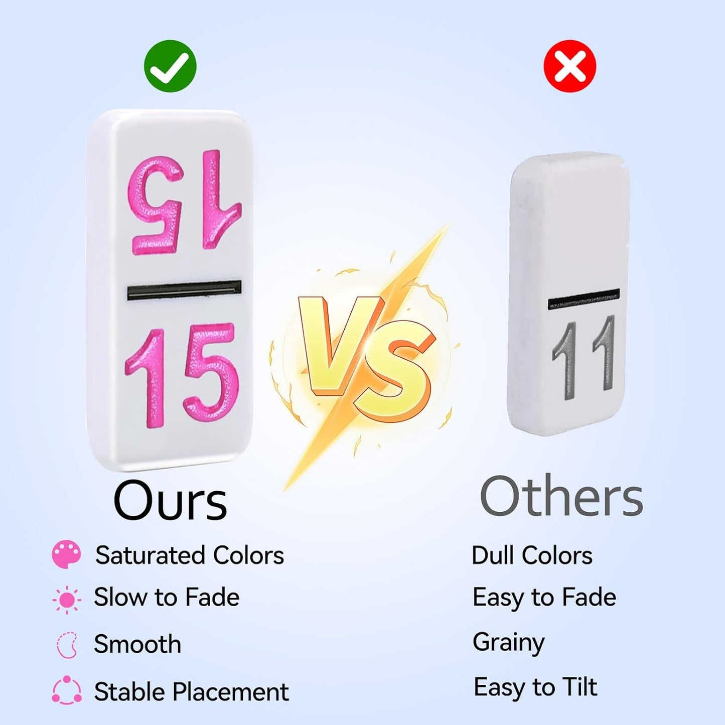 Mexican Train Dominoes Double 15 | 136 Colorful Number Dominos Tiles Travel Board Game for Family Nights, Cognitive Strategy Game for 2-8 Players