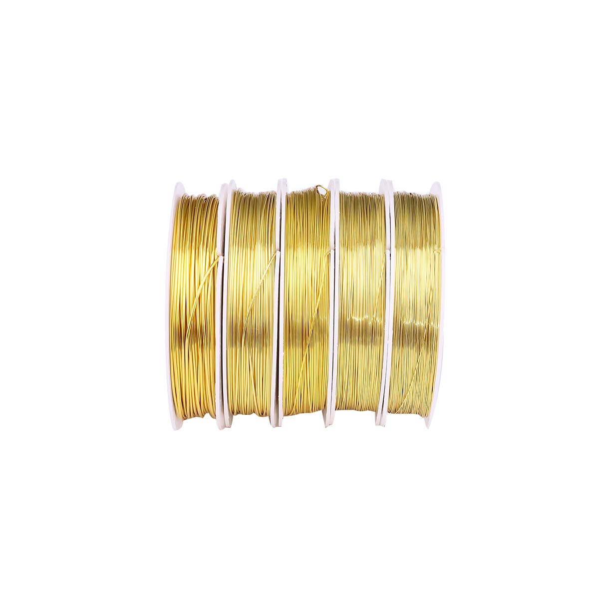 Gold Copper Wire 0.3mm Bead Cord for Bracelet Necklace Charm Beading Jewelry Making 54yard