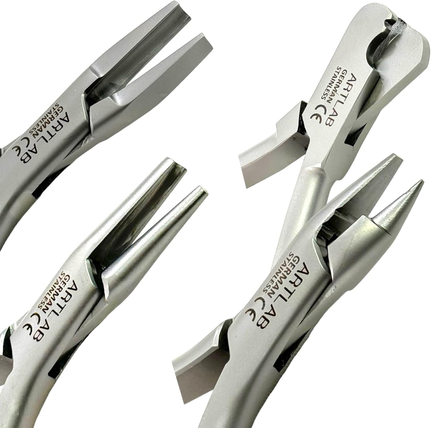 4 Pliers Types for Metal Forming, Wire Bending for Making Loops, Curves, Rings, Angles, Wire Shape Forning Pliers for Crafts, Hobby, and More.