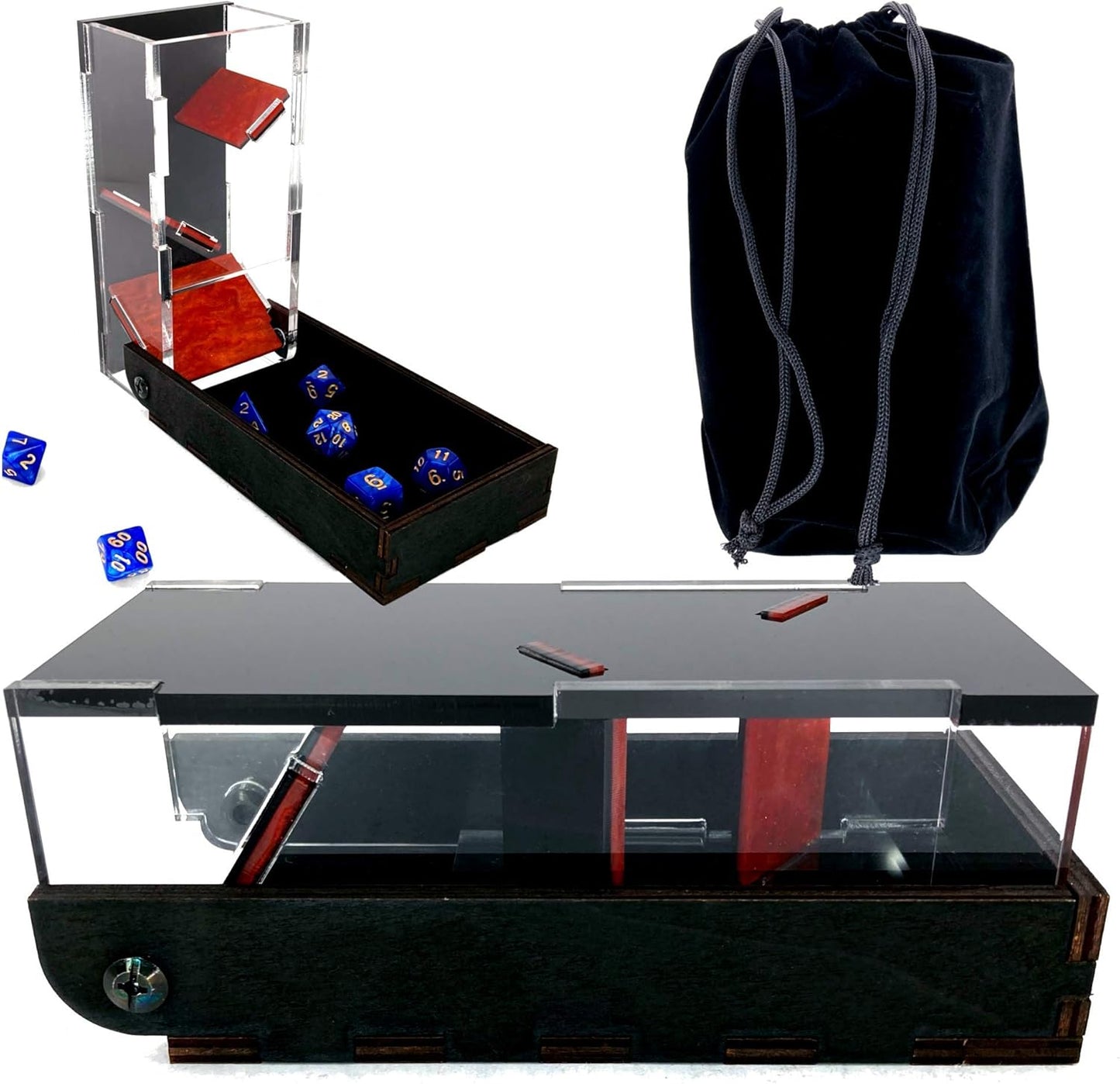 C4Labs Colour Lux Drawbridge Dice Tower - Symphony Blue