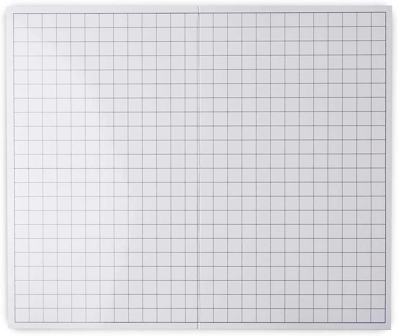 Hexers Role-Playing Game Board Mat, Square Grid Terrains, 8 Different terrains, Compatible with Dungeons and Dragons DND Pathfinder RPG, 27 on 23 inches, 1 inch Squares, Foldable & Dry Erase