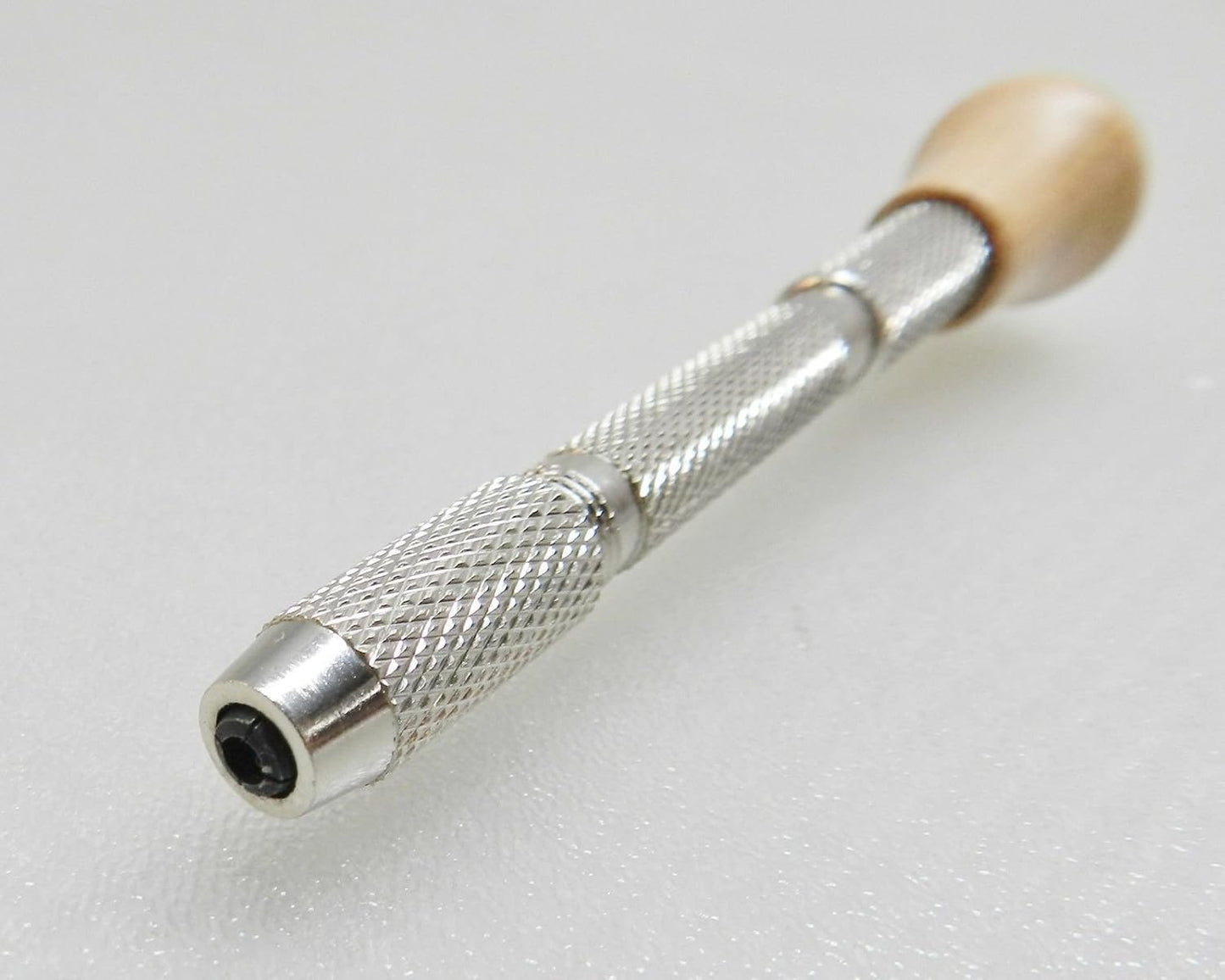 Wire Rounder Pin Vise Swivel Wooden Head Vise with Set of 3 Bur Size 1.2, 1.5, 1.8mm