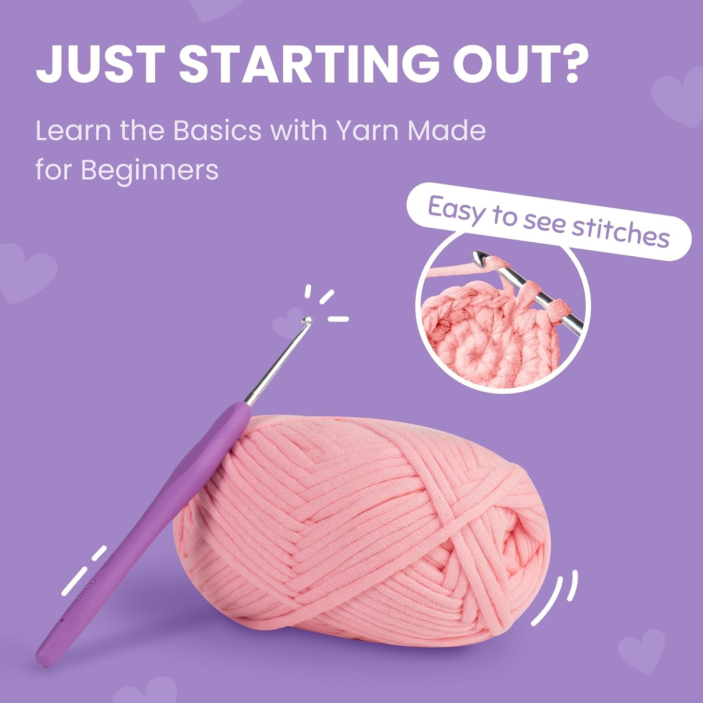 Cookie Box Crochet Kit for Beginners – Gift Set to Make Jellyfish Jenny Amigurumi Plushie – Easy DIY Crochet & Knitting Starter Kit with Video and PDF Tutorials