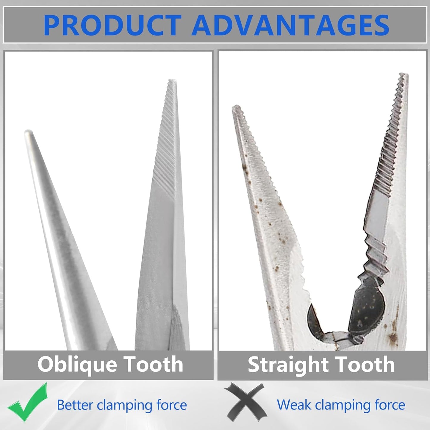 Needle Nose Pliers Set, 3 Pack 6.5"Long Nose Pliers for Wire Bending, High Carbon Steel Nose Plier, Serrated Jaw Pliers for Jewelry Making, Electronics Repair, Object Grasping, Craft Making