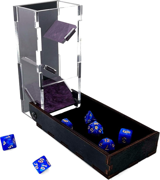 C4Labs Colour Lux Drawbridge Dice Tower - Symphony Violet