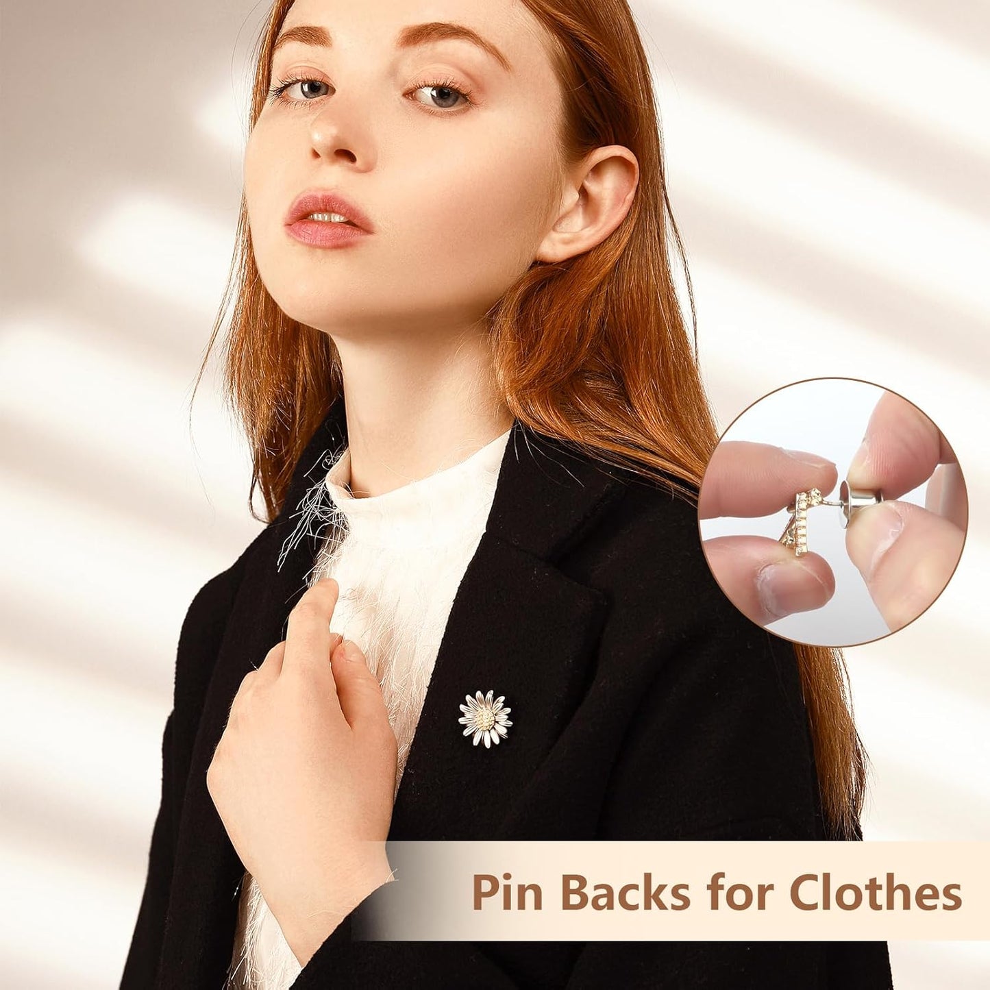 70 PCS Locking Pin Backs, Metal Pin Locks Locking Pin Keeper Clasp for Enamel Pins, Secure Pin Backings for Badge, Collectibles, Clothes Brooch Lapel (Silver)