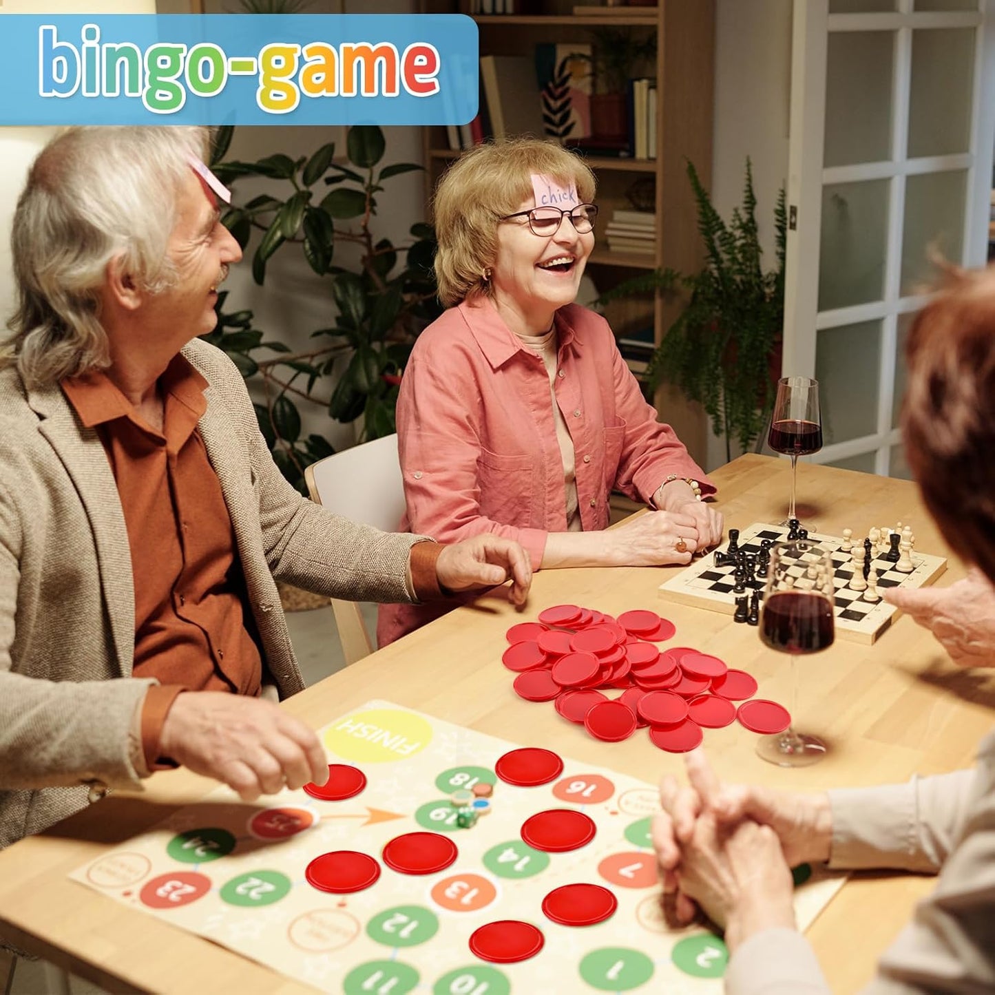 Coopay 1 1/2 Inches Plastic Poker Chips Learning Counters Disks Bingo Chip Counting Discs Markers for Math Practice and Poker Card Game Tokens, Teaching Rewards, 200 Pieces (Red)