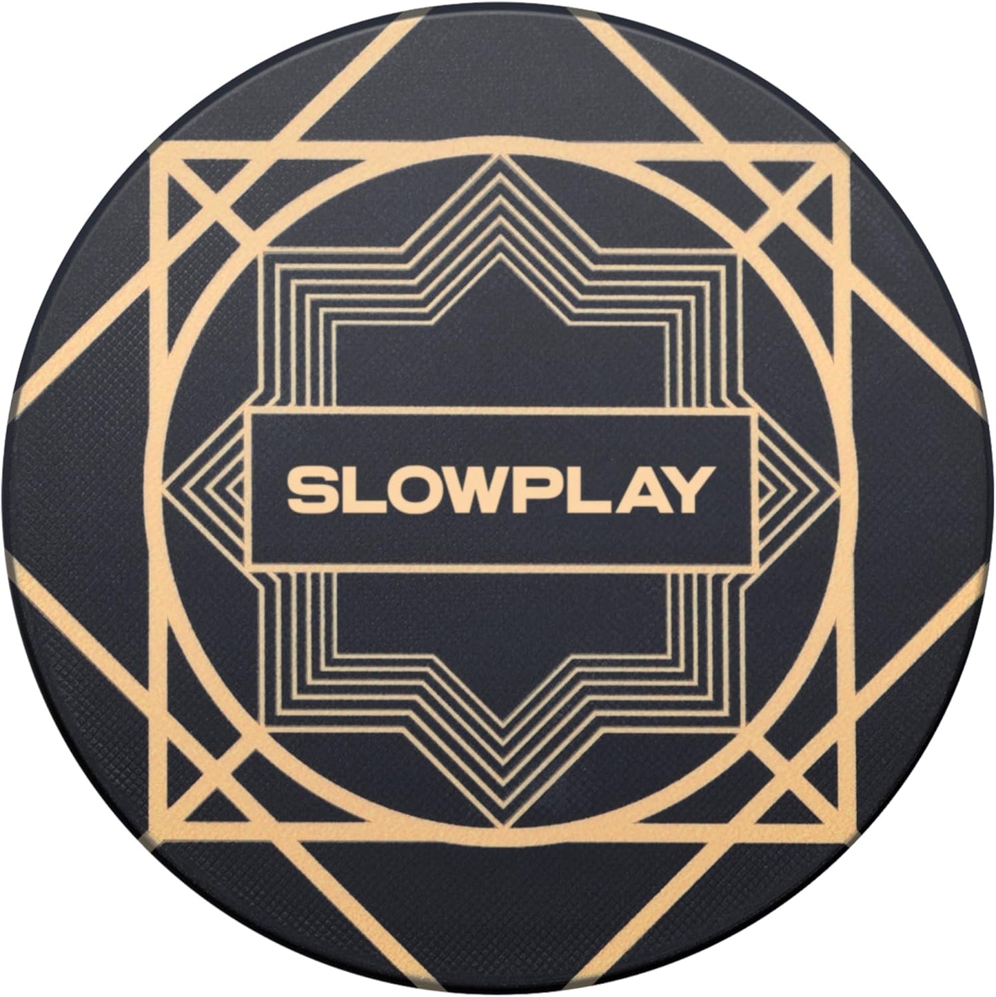 SLOWPLAY Nash Ceramic Poker Chips in Bulk, Casino Grade Ceramic 10-Gram Poker Chip for Texas Hold'em, 39mm Professional Chips Pack of 50 (Black)