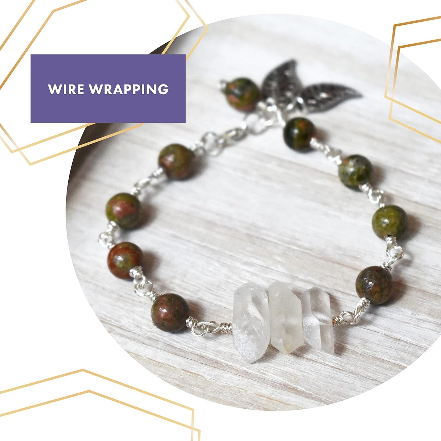 Artistic Wire, 24 Gauge / .51 mm Tarnish Resistant Brass Craft Wire, Round Twist, 10 yd / 9.14 m