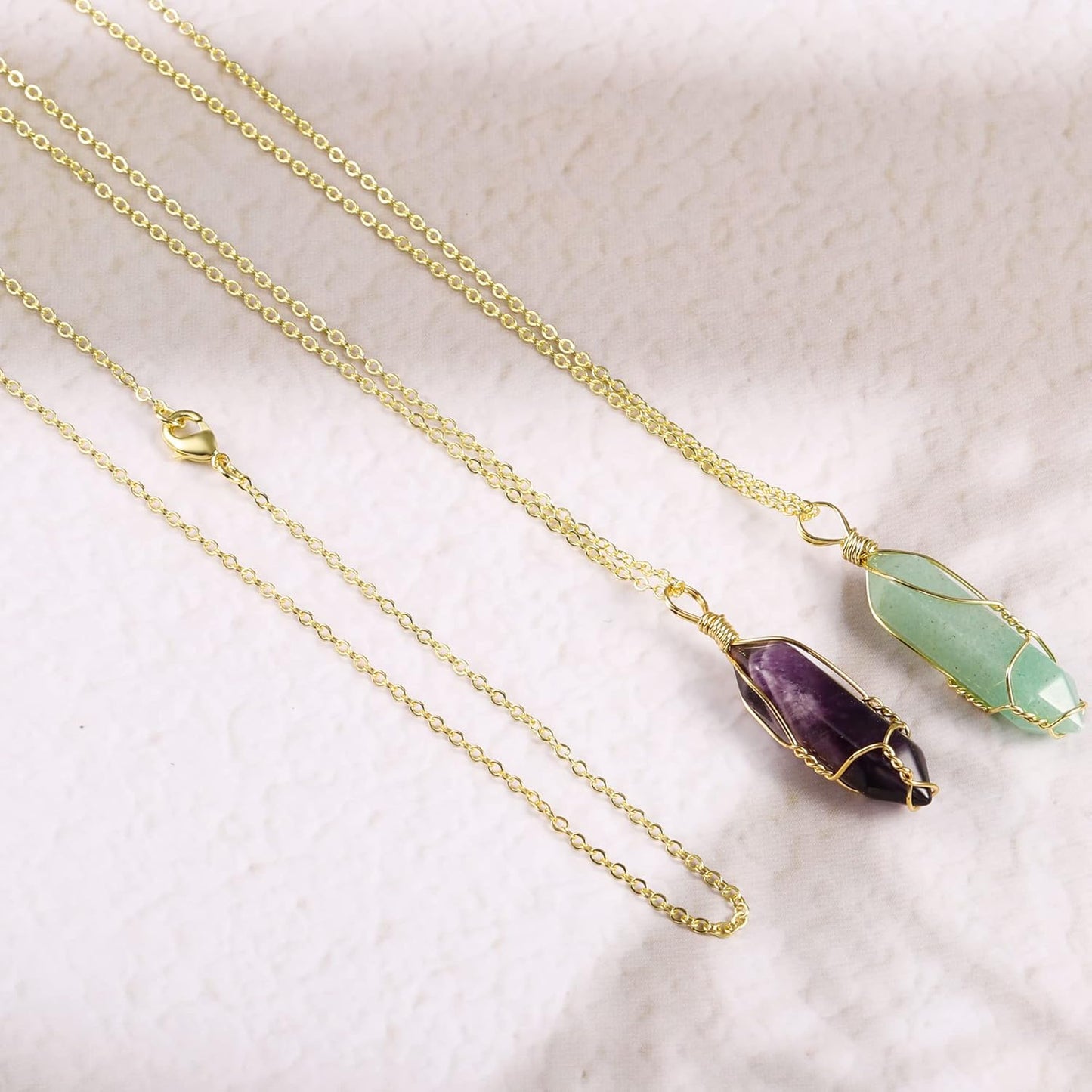 ALEXCRAFT Wholesale 12 PCS Gold Plated Brass Flat Cable Chain Finished Necklace Chains Bulk for Jewelry Making (30 Inch(2 MM))