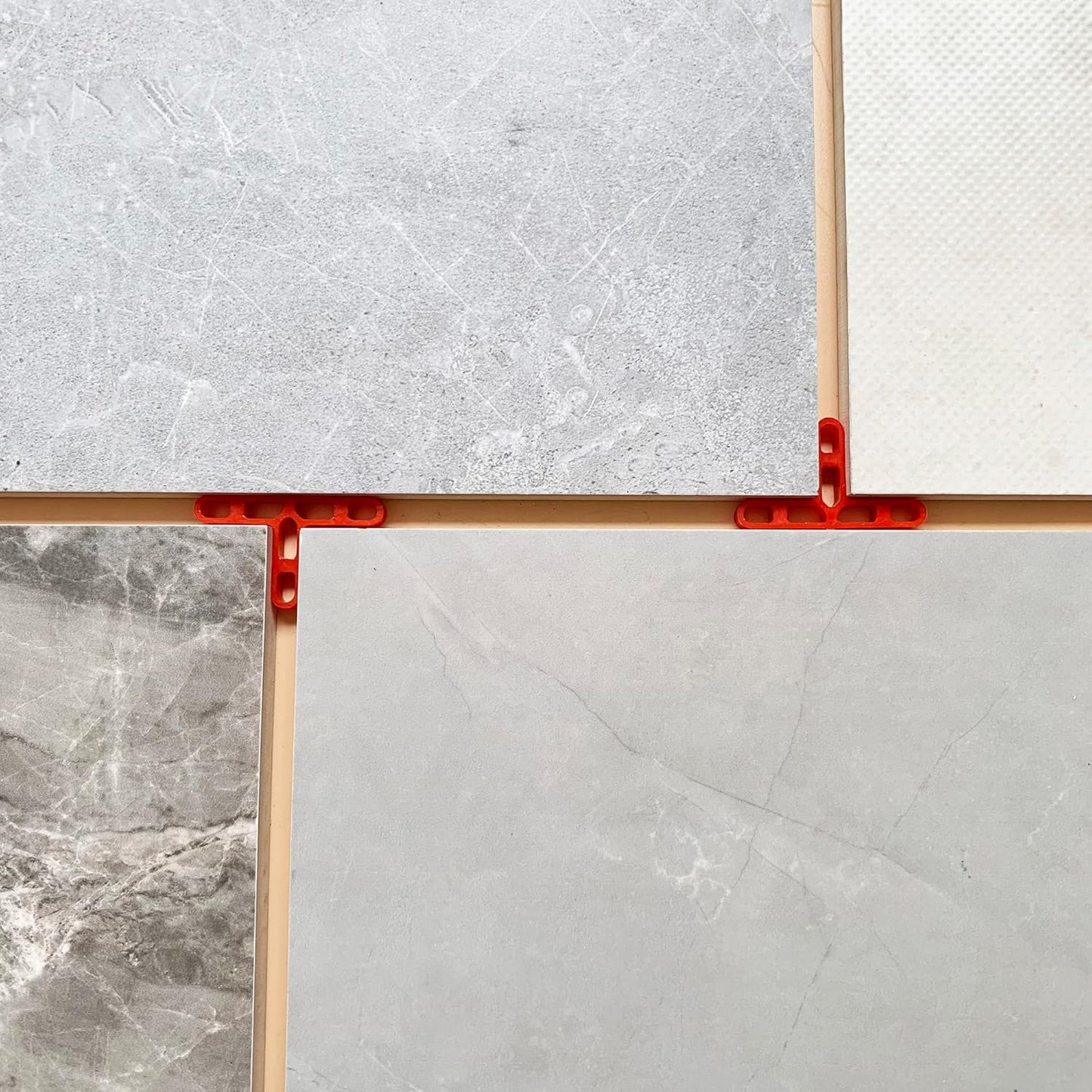 6mm (1/4 inch) & 8mm (5/16 inch) Bathrrom Wall Spacer Mosaic Tile Spacer Thin Red Wall spacer Trimming Spacer (1/4" (0.25 inch)-Red)