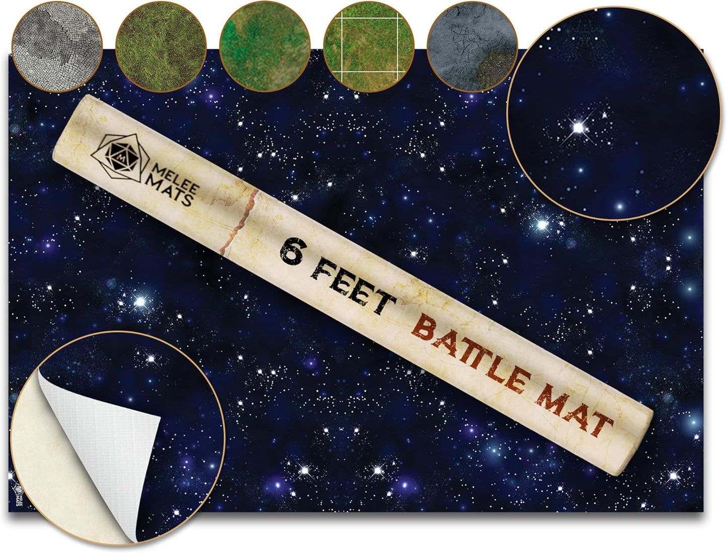 Battle Game Mat for DND - [48" x 72"] Wargaming Tabletop Map - Gaming Board for Warhammer 40k, Dungeons and Dragons, Wargame RPG - Vinyl Gaming Space Terrain