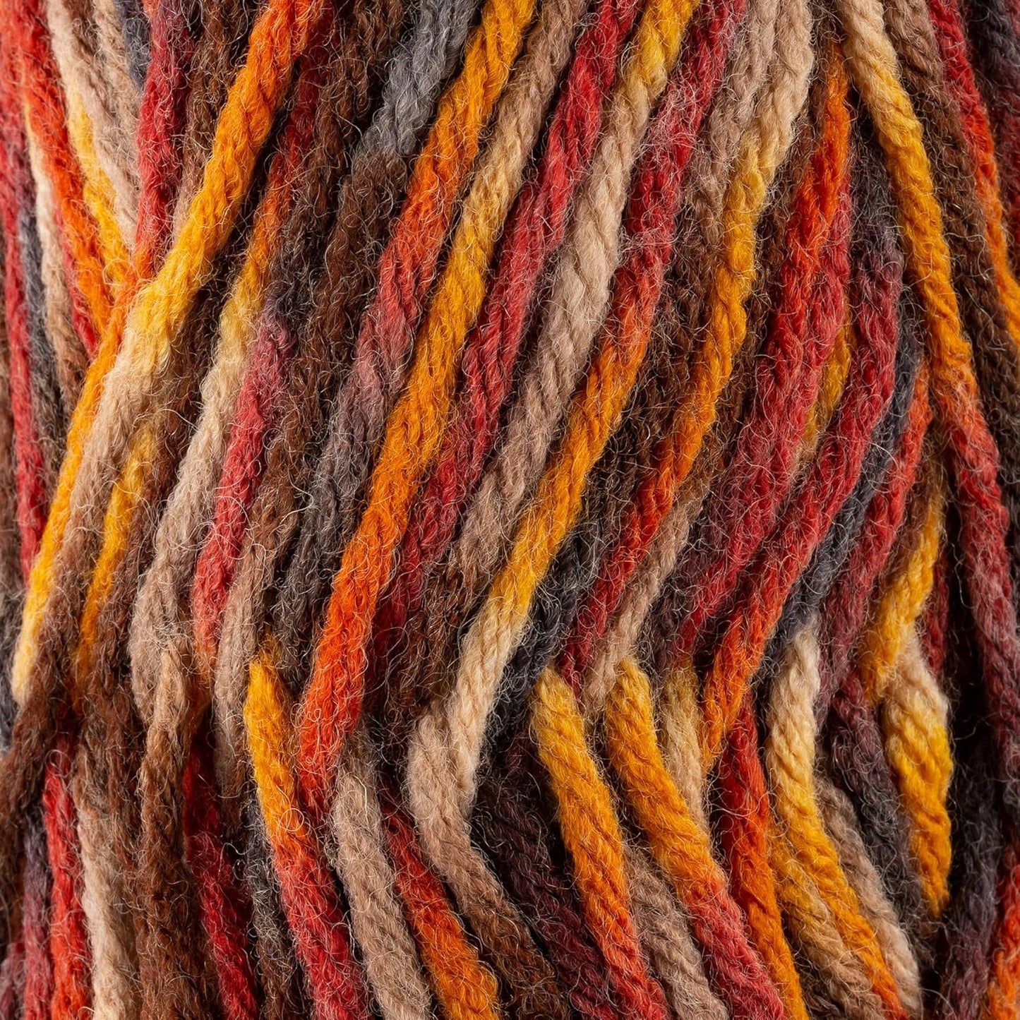 Sensy Roving Multi Color Yarn, 3.5 oz, 132 Yards, Gauge 5 Bulky (Autumn)